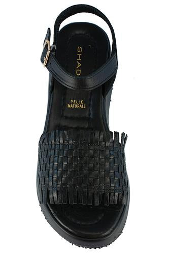 Sandalo con Zeppa Nero – Comfort e Stile Tutto il Giorno