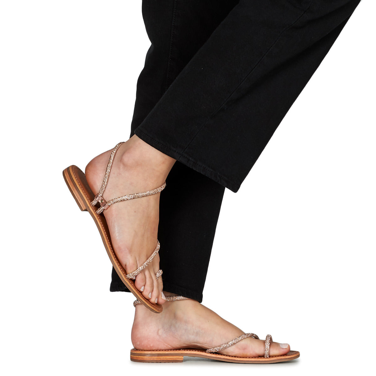 Sandalo infradito con strass – Les Tropéziennes
