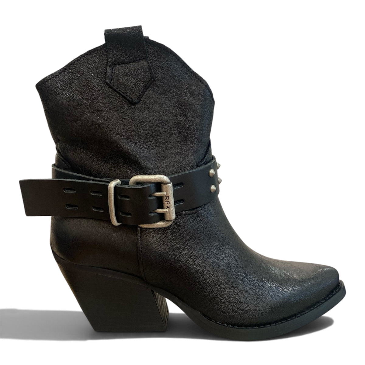 Texano largo caviglia con accessorio
