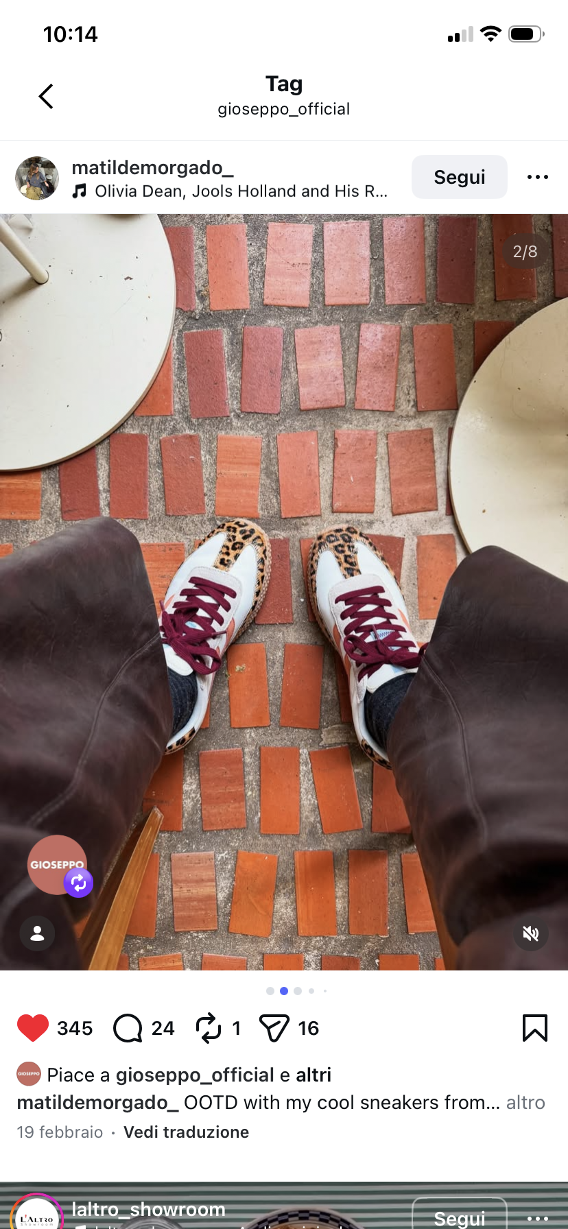 Sneakers animalier – Gioseppo