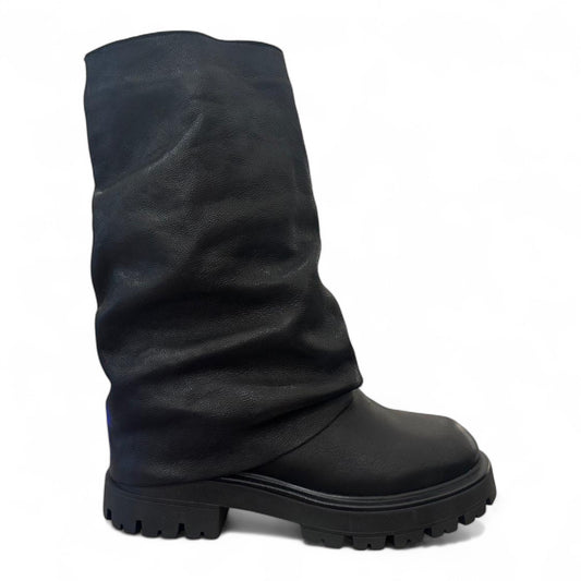 Bikers in nappa nero con ghetta