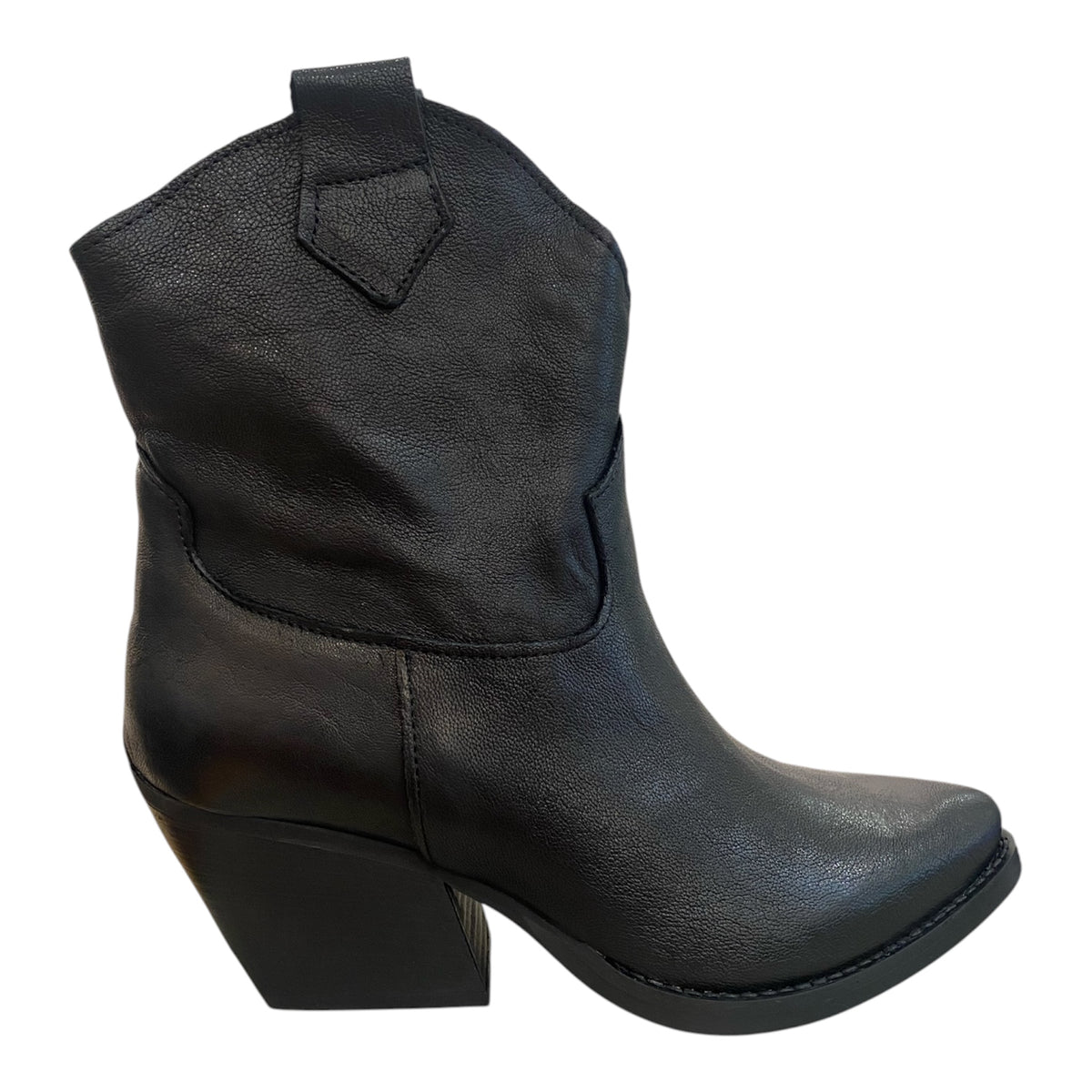 Texano largo caviglia con accessorio