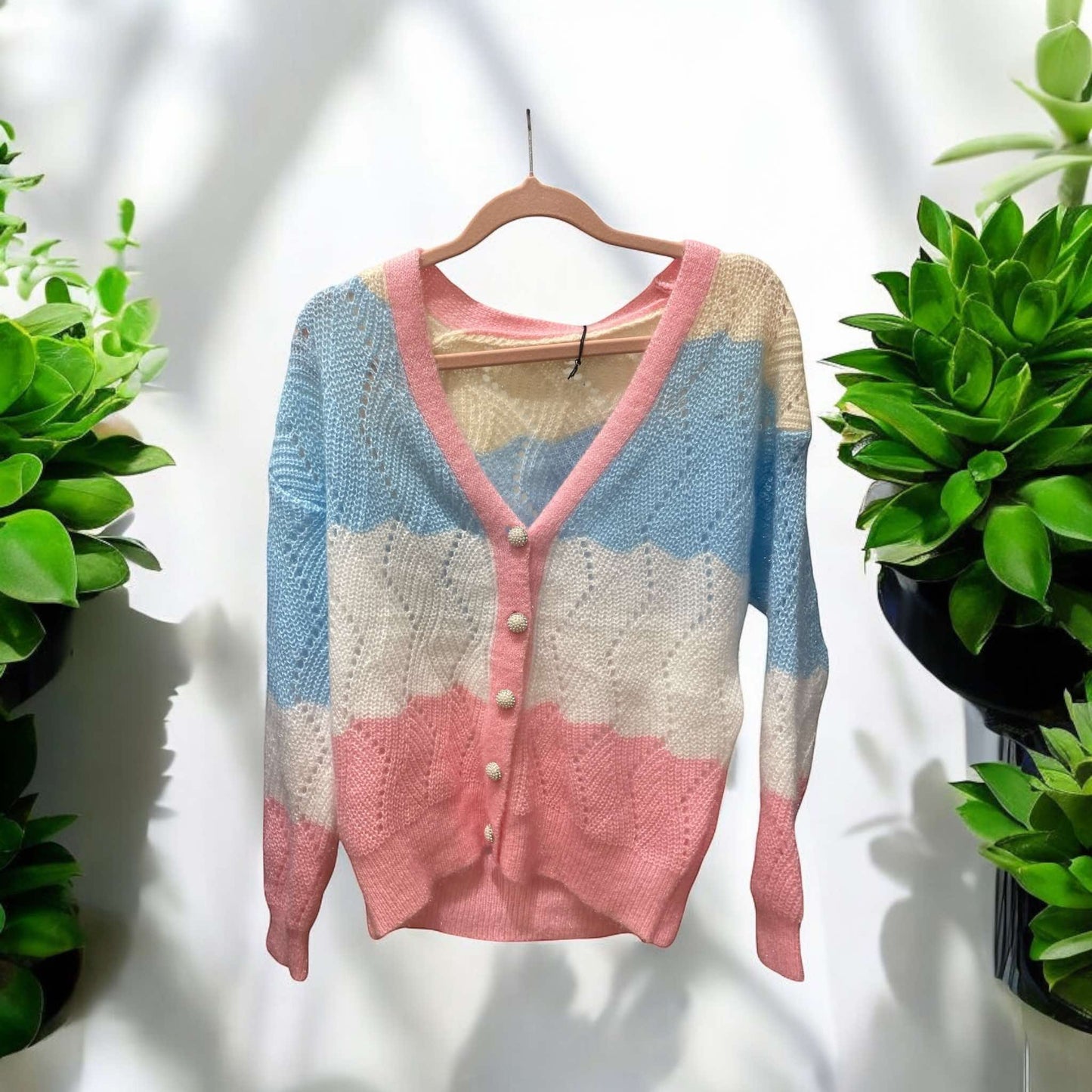 Cardigan multicolore