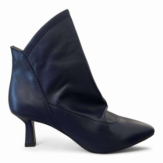 Stivaletto nappa blu