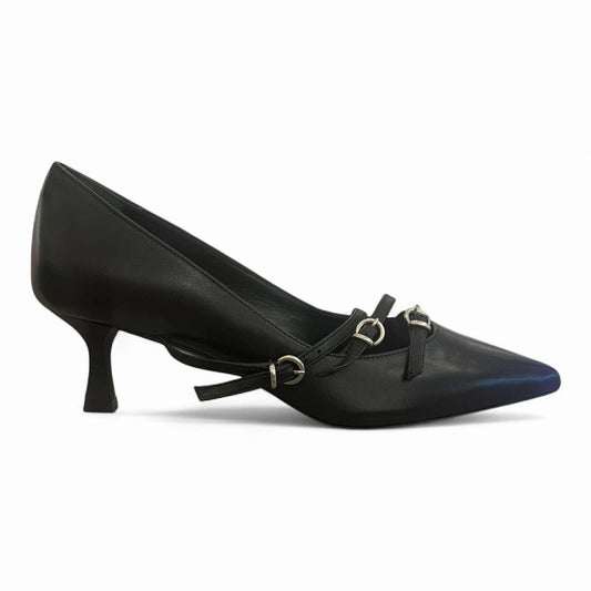 Decollètè nera tacco 3cm