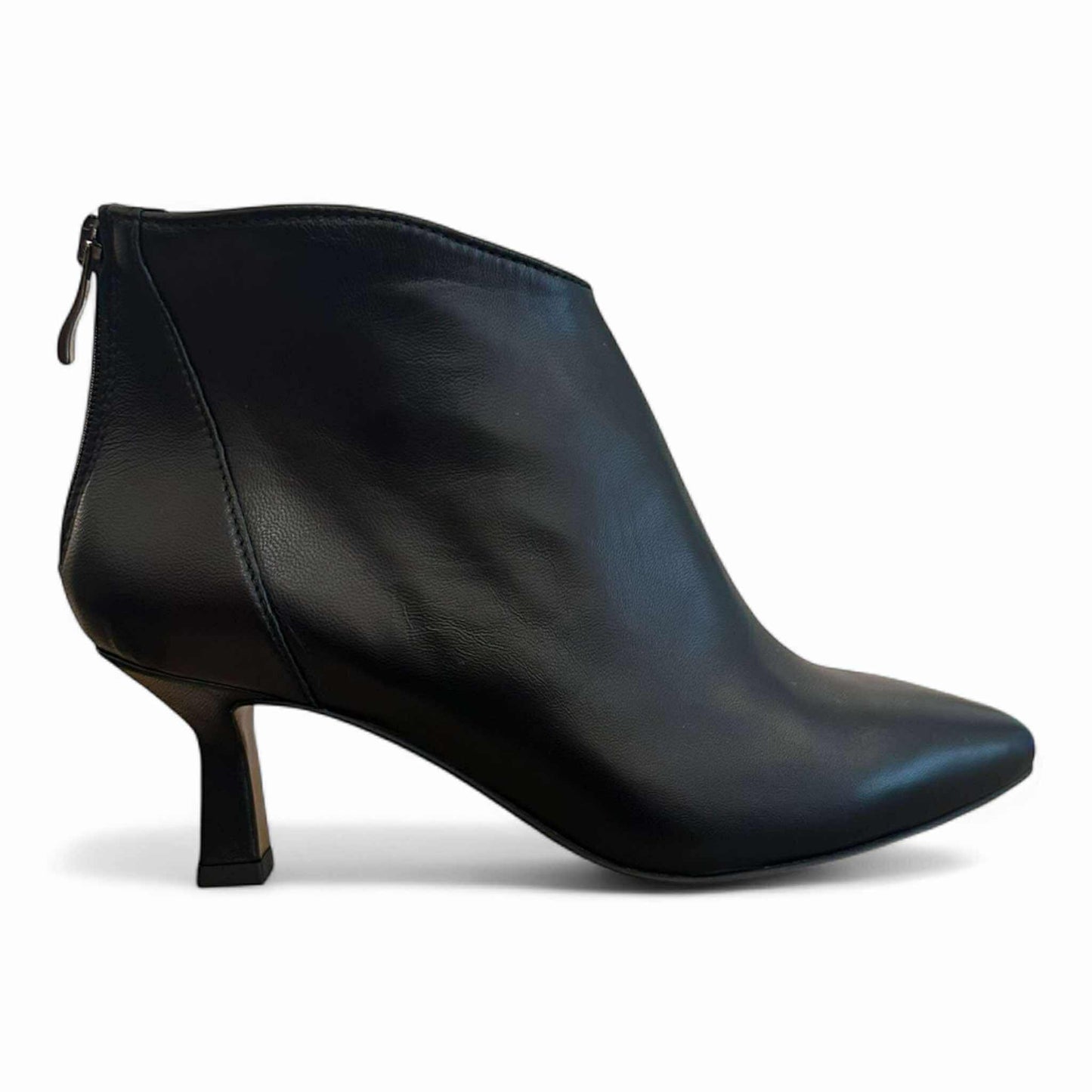 Tronchetto scollato tacco basso