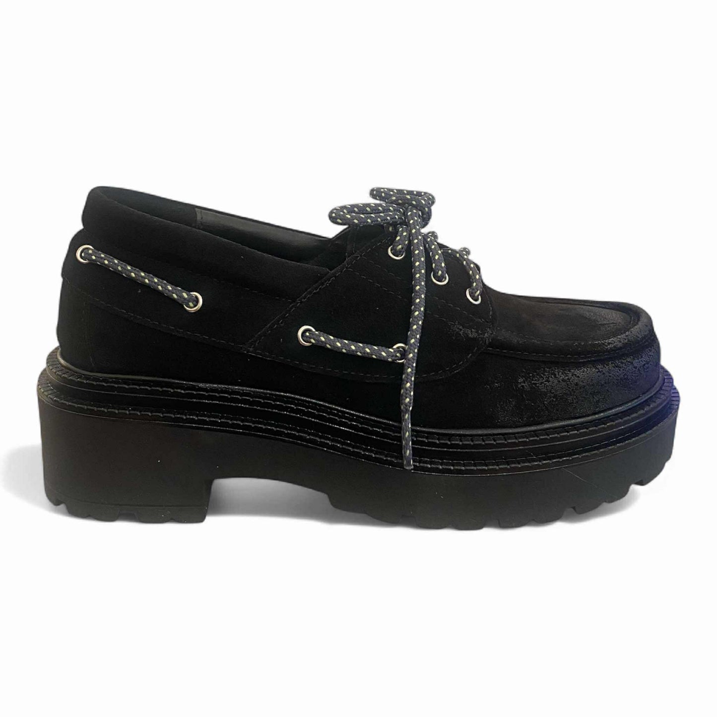 Modello barca fondo platform in crosta nera