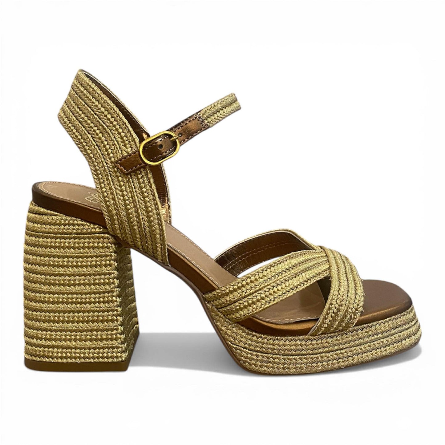 Sandalo bronze con plateau – EXE'