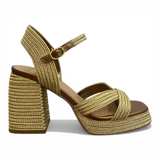 Sandalo bronze con plateau – EXE'