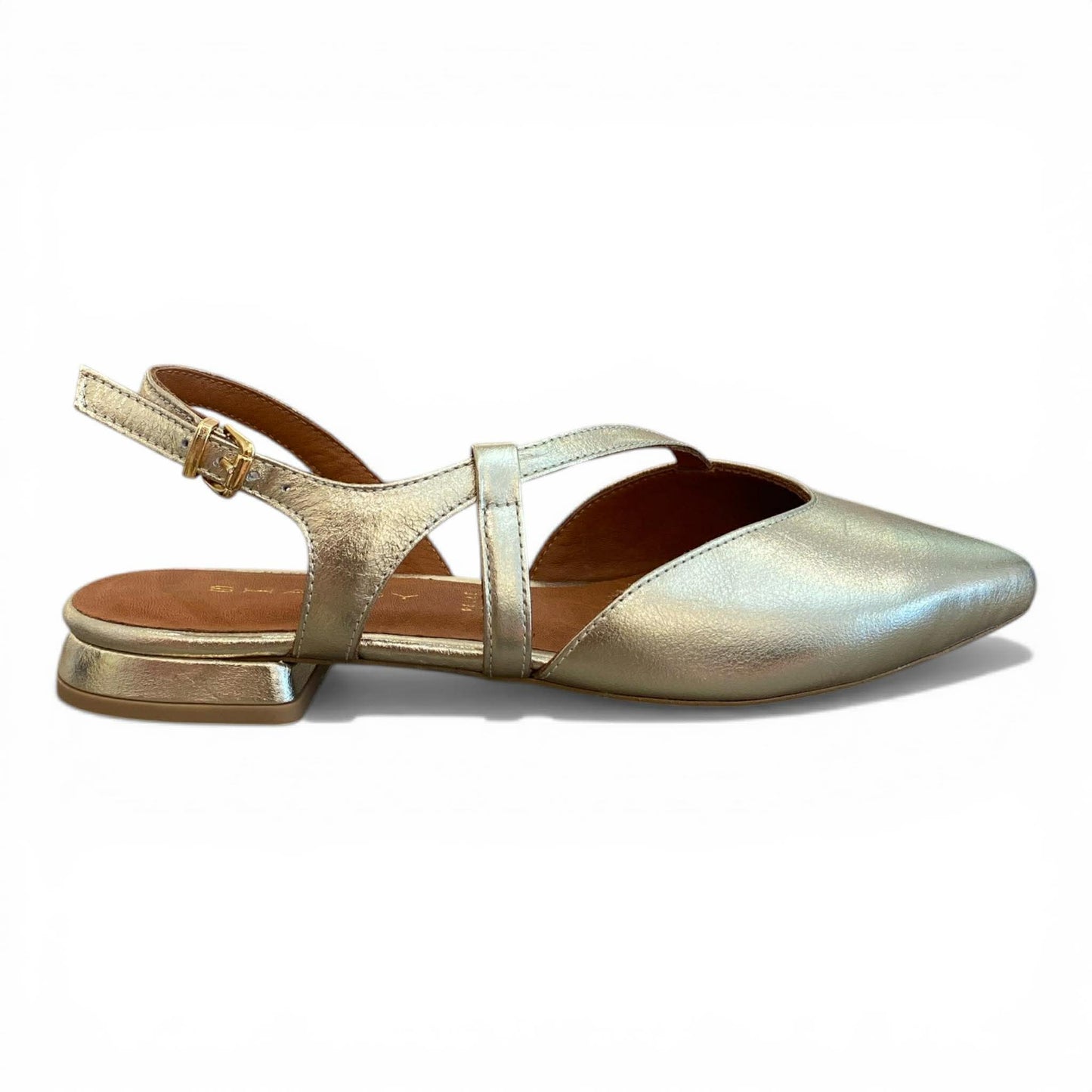 Ballerina slingback color platino