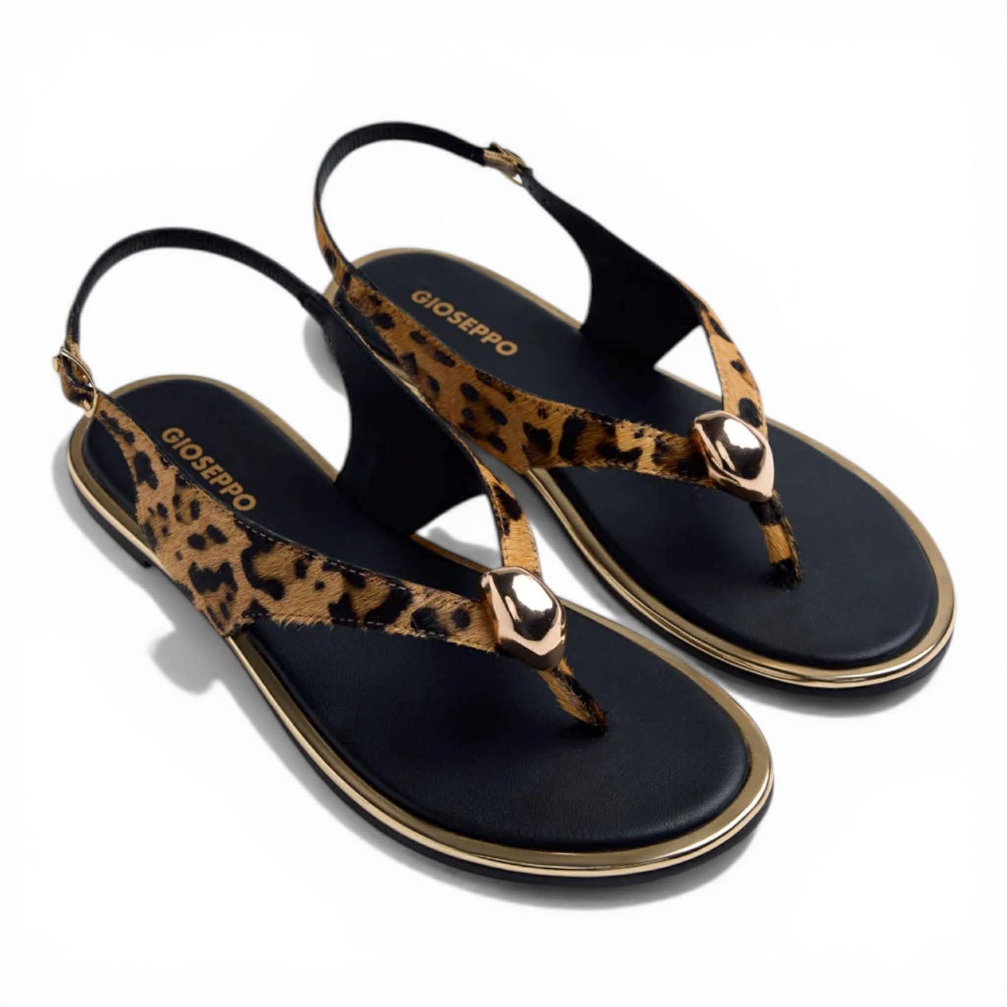 Sandalo in cavallino leopardato – Gioseppo
