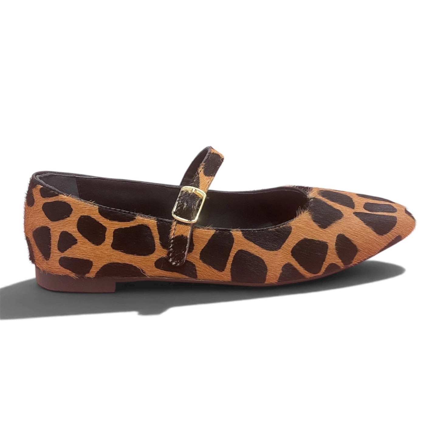 Ballerine Donna Marrone Nero Animalier