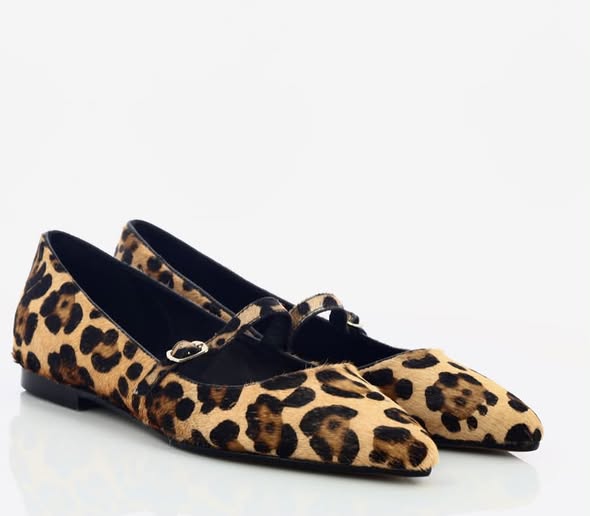 Ballerine Mary Jane Leopardate