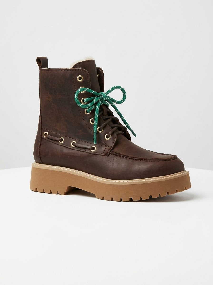 Stivaletto stringato tipo polacchino / boot d'ispirazione outdoor