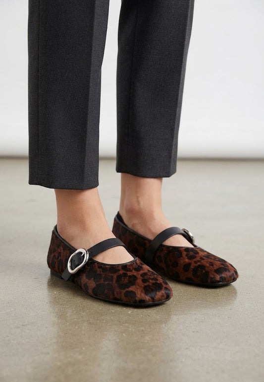 Ballerine Donna Gioseppo Maculate con Cinturino | Scarpe Animalier Trend
